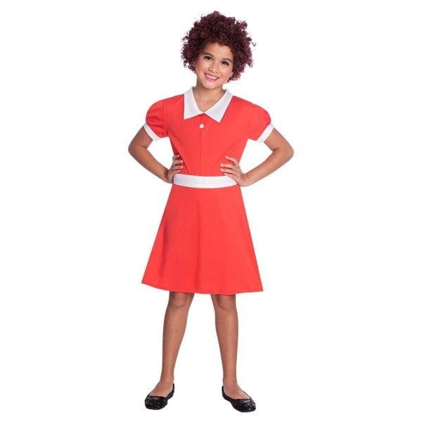 Amscan Child Orphan Annie Musical Fancy Dress Costume 8-10 Years