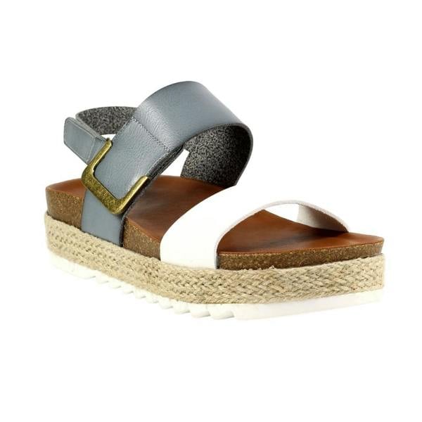 Lunar Womens/Ladies Deanna II Sling Back Sandals - White - 