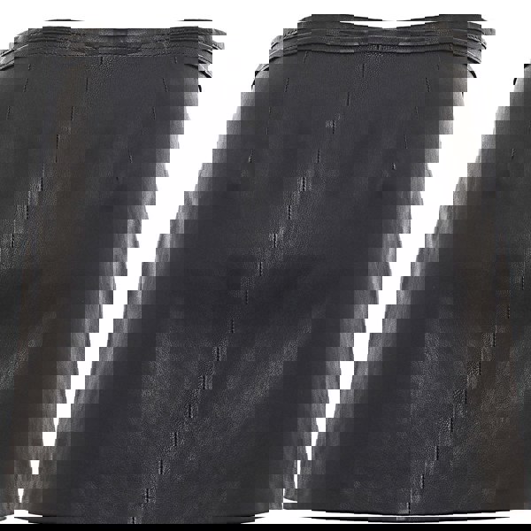 Diesel Womens Kesselle Leather Skirt in Black