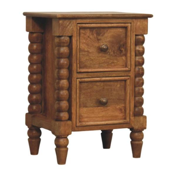 Artisan Furniture Barley Twist 2-Drawer Bedside