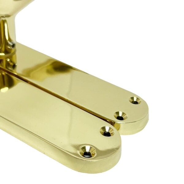 EDH Door Hardware Astrid Victorian Lever Latch Door Handles 180mm – Polished Brass – 1 Pair