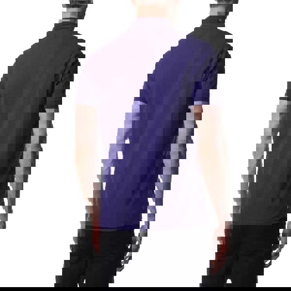 Aquascutum Active Active Cotton Polo Dry-Fit Purple Purple Polo Shirt S