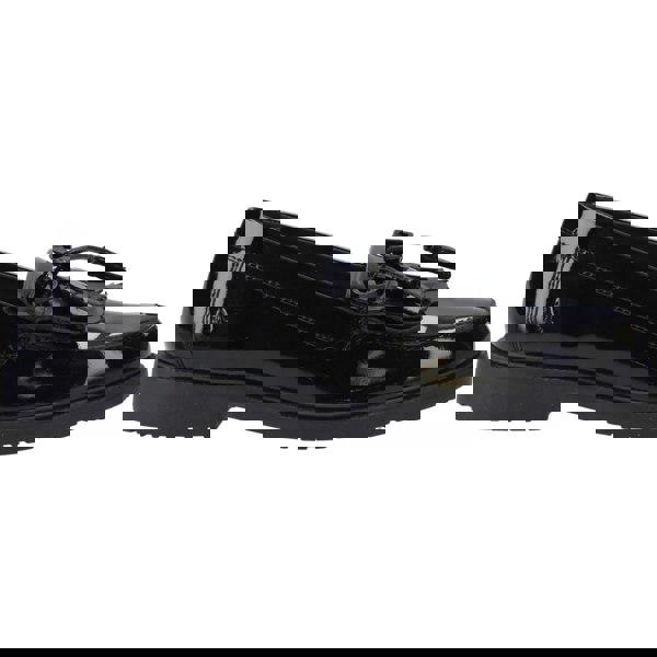Hush Puppies Verity Kiltie Leather Women's Black Loafers
