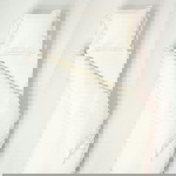 HOMESCAPES Organic Cotton Cot Bed Duvet Cover Set 400 Thread Count