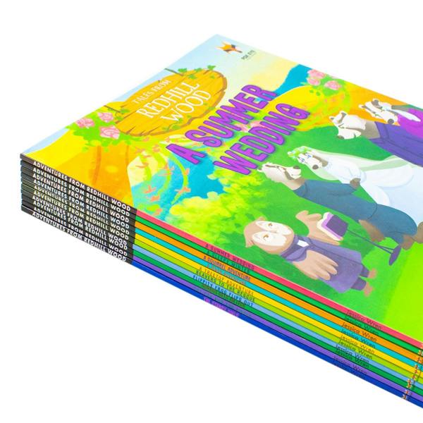 Tales from Redhill Wood 10 Books Collection Set: A Summer Wedding, Sleepy Winter, Squirrel Adventure, River Adventure, Treetop Adventure & More