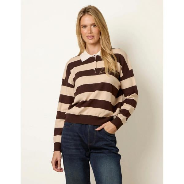Blue Vanilla Striped Long Sleeve Jumper