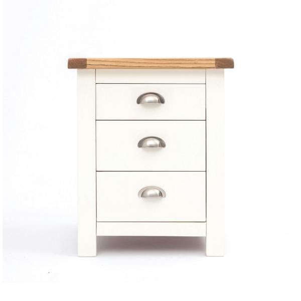 Lovere 3 Drawer Bedside Table