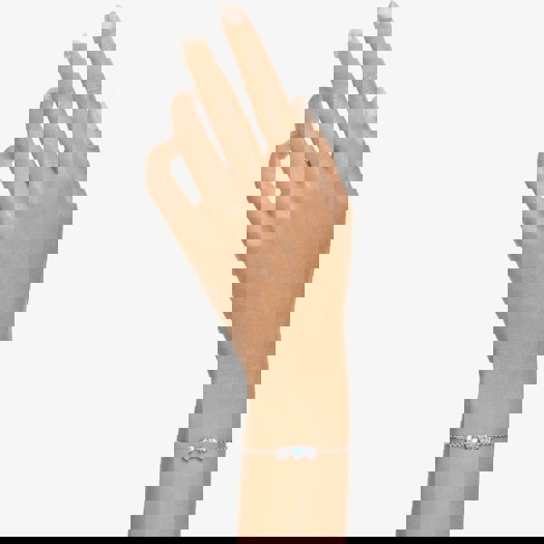 Swarovski Mesmera Blue Mixed Cuts Rhodium Plated Bracelet 5668359