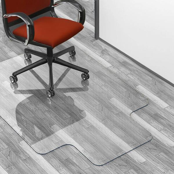 Nicoman Chair Mat for Hard Floors - 90x120cm with Lip