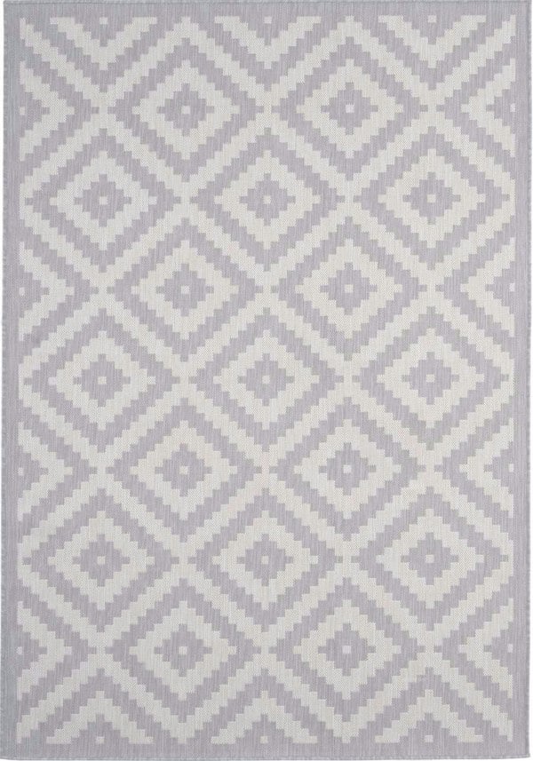Grey Diamond Design Outdoor Rug for Garden | The Rugs