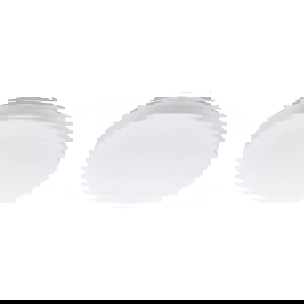 Wall Flush Ceiling Light Colour White Shade White Plastic Bulb LED 33.5W Loops