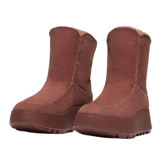 Fit Flop Womens/Ladies F-Mode Suede Flatform Winter Boots - Brown