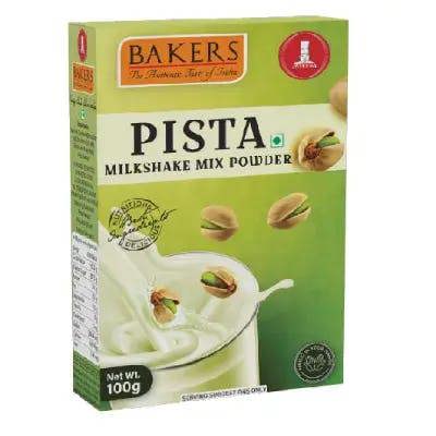 BAKERS MILKSHAKE MIX PISTA  FLAVOUR 100g