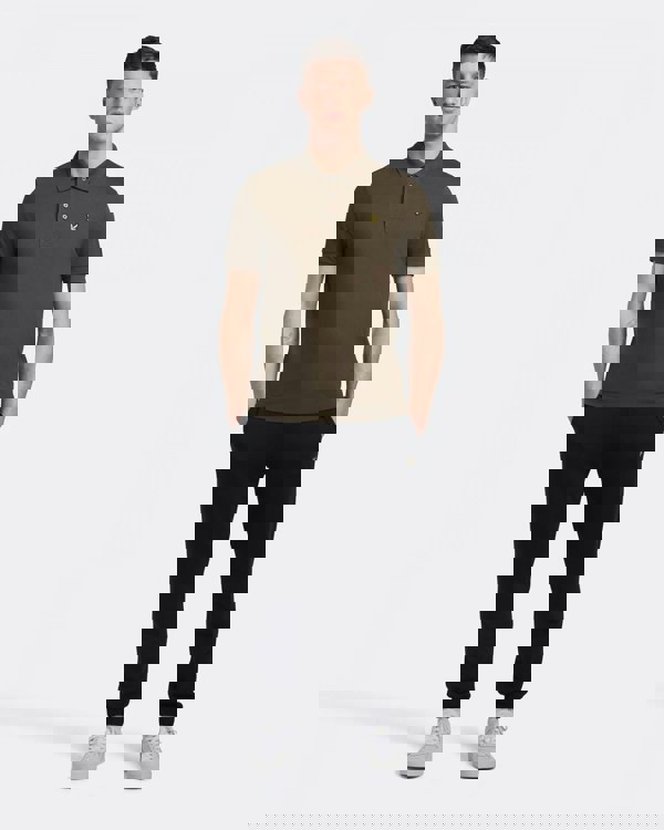 Lyle & Scott Plain Mens Polo Shirt SP400VOG - W485 Olive