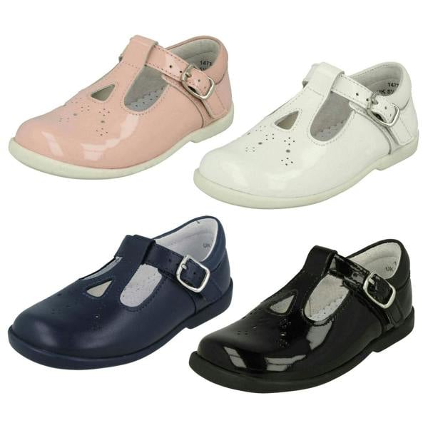 Start-rite Girls Startrite Cut Out Detailed T-Bar Shoes - Swirl