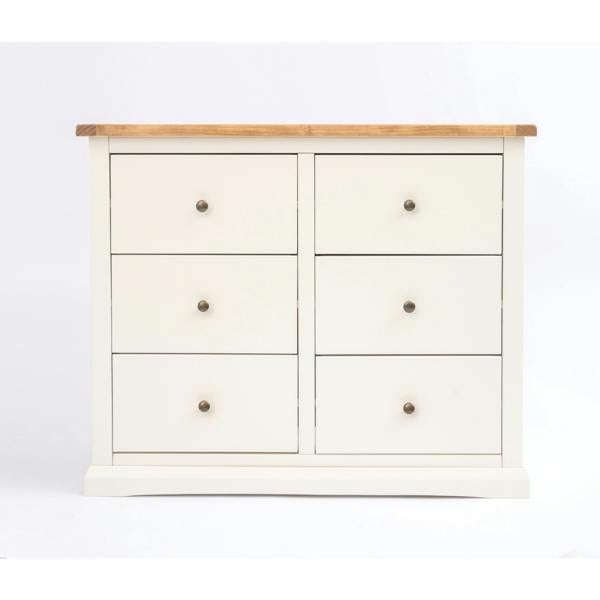 Castelli 6 Drawer Chest of Drawers Brass Knob