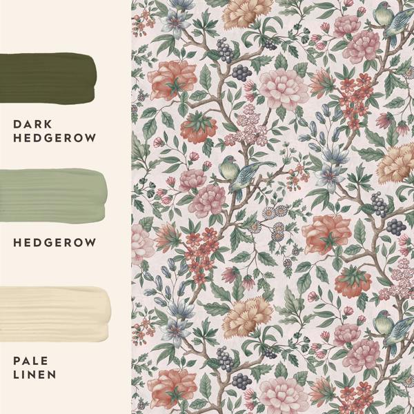 Laura Ashley Ellenbrook Multi Wallpaper