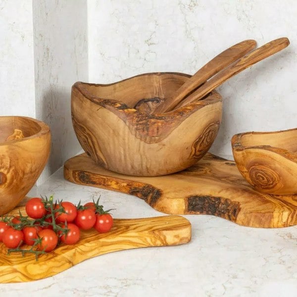 Olive Wood Bowls & Boards-1