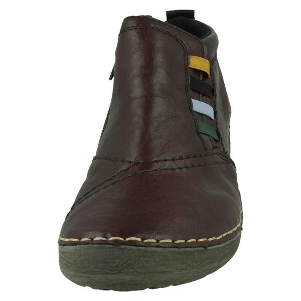 Rieker Ladies Rieker Casual Zip Ankle Boots 52584