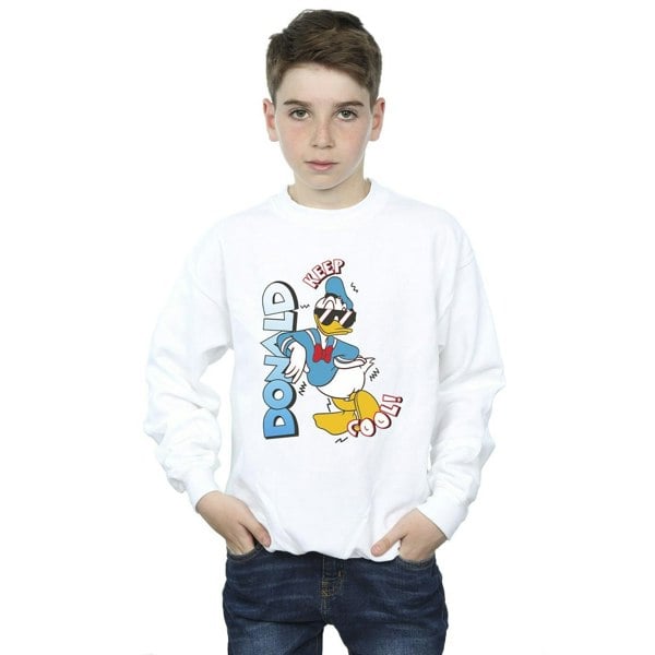 Disney Boys Donald Duck Cool Sweatshirt - White