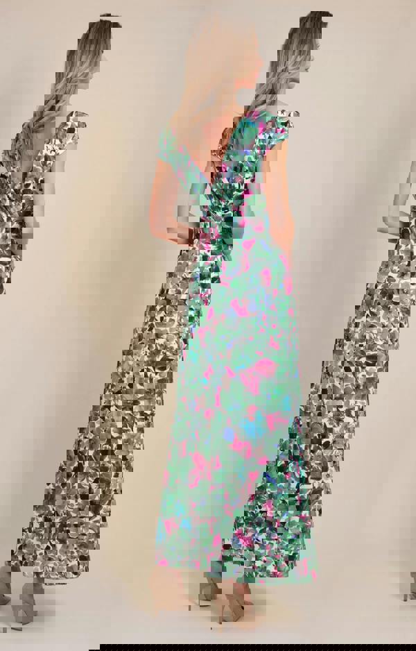 Alie Street London Sophia Maxi Dress Petite - Paradise Green