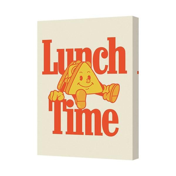 Benjamin Tate Design Lunch Time Canvas Art Print Contemporary Wall Decor Handmade In UK