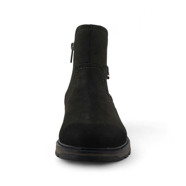 Mustang Men's Dark Grey Water-Resistant Chelsea Ankle Boots