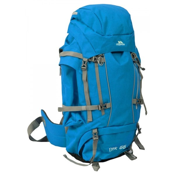 Trespass Trek 66 Backpack/Rucksack (66 Litres) - Electric Blue