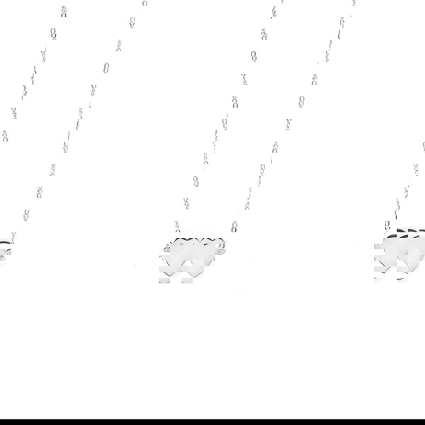 Say It With Double Heart Necklace - Sterling Silver