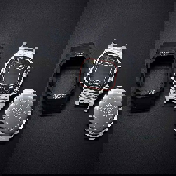 Casio G-Shock Mens Origin Revival Black Rubber Digital Display Watch DW-5000R-1AER