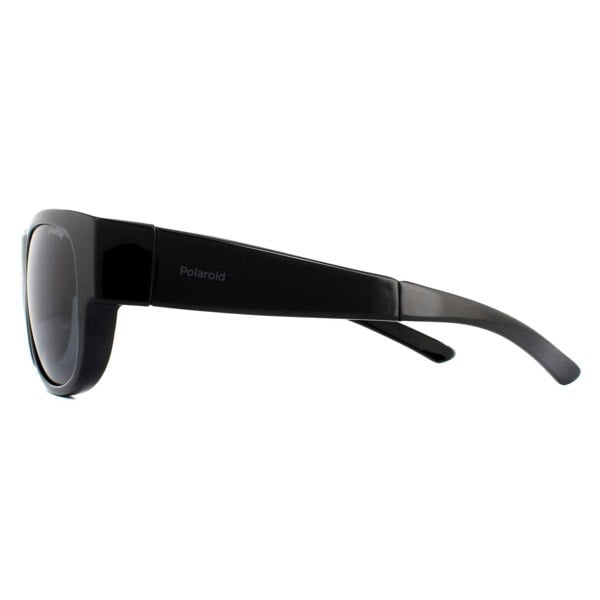 Polaroid Suncovers Fit Over Glasses Sunglasses PLD 9008/S 807 C3 Black Grey Polarized