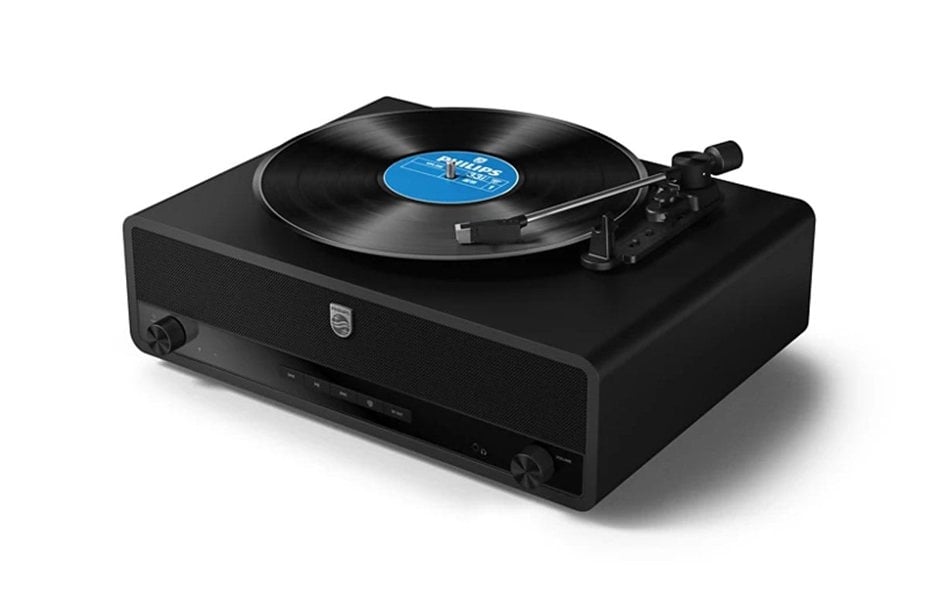 Philips TAV3000 'The Stevie' Century Bluetooth Turntable – Free Gift RRP £20!