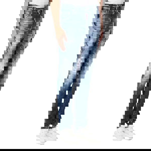 Dsquared2 Distressed Slim-Cut Jeans Navy Blue W32