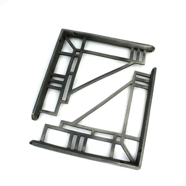 Oakcrafts Pair of Art Deco Renee Shelf Brackets