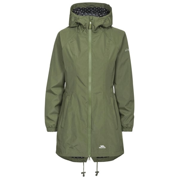 Trespass Women's Waterproof Shell Jacket - Moss