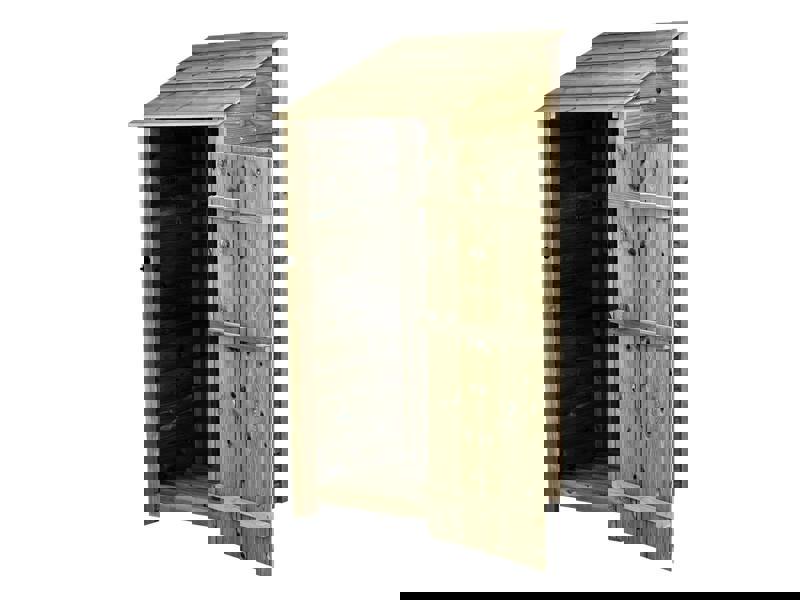 Arbor Garden Solutions Wooden Premium Tongue/Groove Log Store with Door (W-79cm,H-126cm or H-180cm, D-88cm)