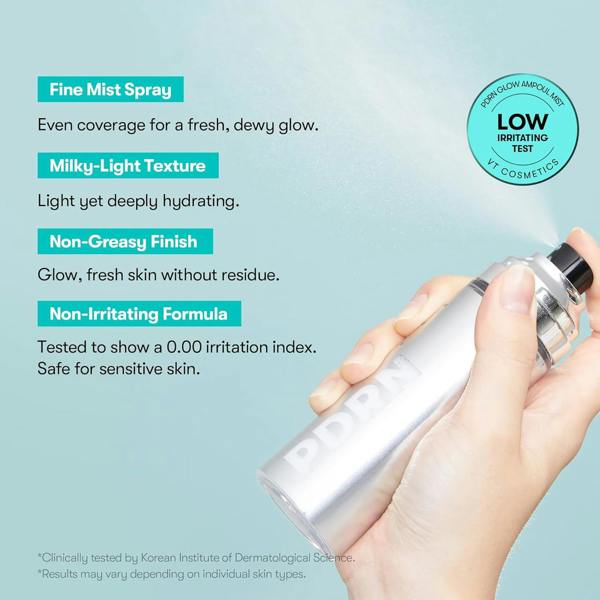 VT PDRN Glow Ampoule 100ml - Facial Mist Spray