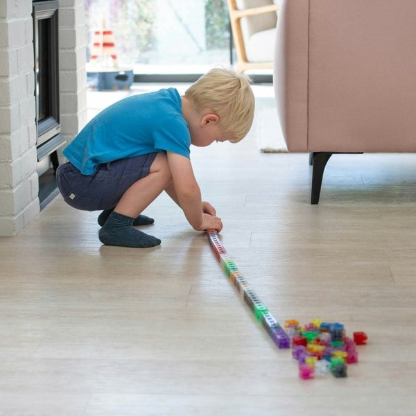 tickit Translucent Colour Linking Cubes