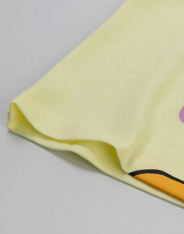 Vanilla Underground Looney Tunes Girls Yellow Tweety Short Sleeved T-Shirt