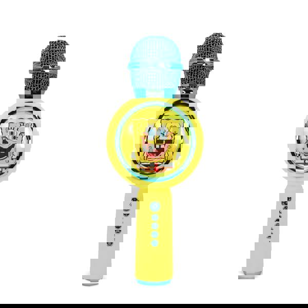 OTL SpongeBob Karaoke Microphone and Wireless Speaker with LED Lights