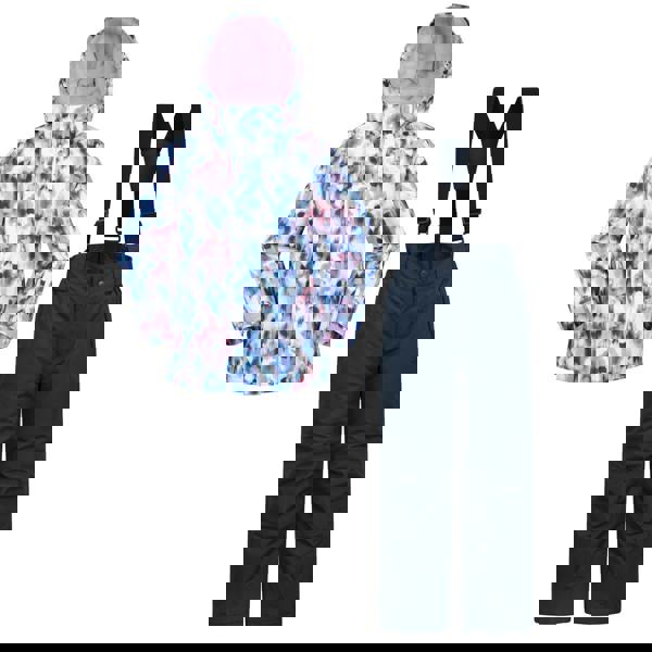 Mountain Warehouse Childrens/Kids Patterned Ski Jacket & Trousers - Purple