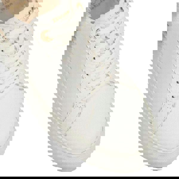 Dune London Womens/Ladies Estrids Leather Lace Up Trainers - White - 