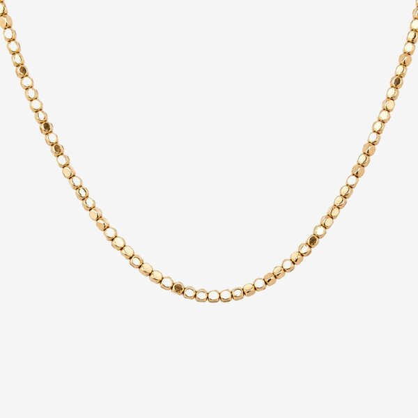 Uchi & Soto Shikaku Gold Medium Bead Necklace