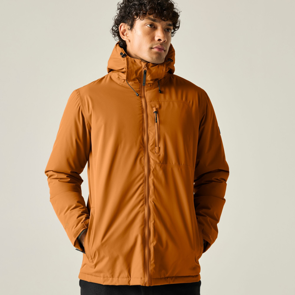 Regatta Mens Frankie Waterproof Insulated Jacket - Rich Tan