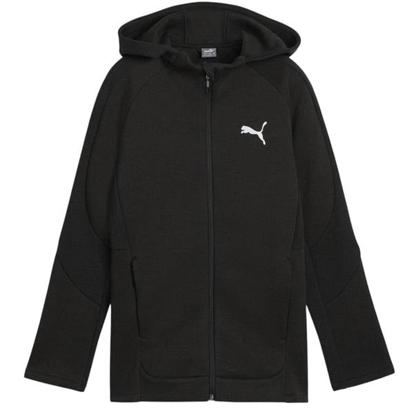 Puma Childrens/Kids Evostripe Full Zip Hoodie - Puma Black - 