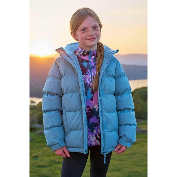 Mountain Warehouse Kids Snow II Water Resistant Padded Jacket - Teal