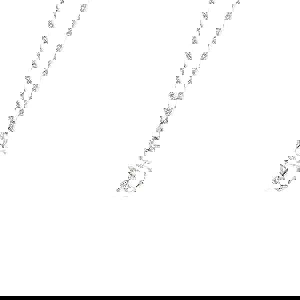 Say It With Dainty Winged Initial Charm Necklace - Sterling Silver