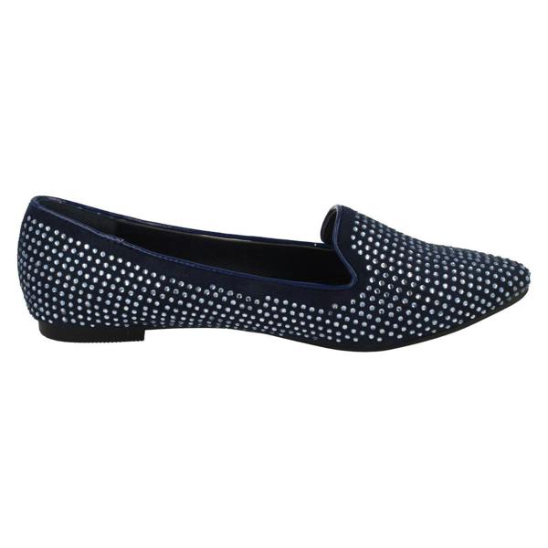 Spot On Ladies Spot On Gem Detailing Casual Shoes