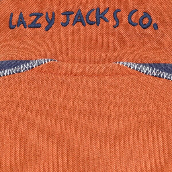 Lazy Jacks LJ705 - Pique Panel Sweatshirt - Orange
