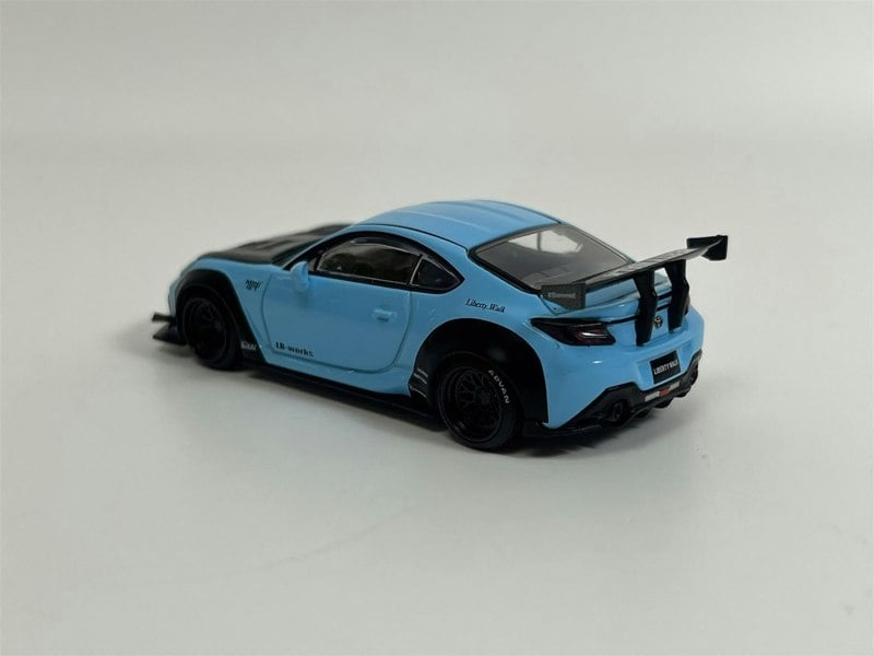 Mini GT Toyota GR86 LB Nation Baby Blue LHD 1:64 Scale Mini GT MGT00873L